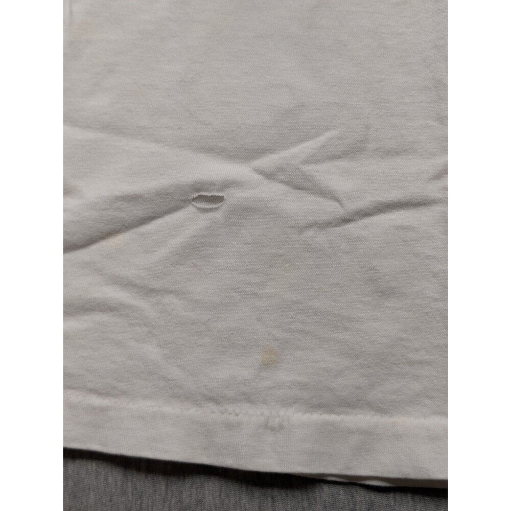 Vintage 90s Guess Logo Embroidered Single Stitch T-Shirt sz large - Picture 3 of 9